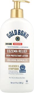 Gold Bond Medicated Extra Strength Body Lotion, 14 oz., Moisturizes, Relieves & Soothes, Skin Moisturizer