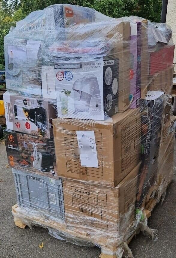 1 Box of Surplus Stock Parcels Household Appliances Special Items Pallets mjt60