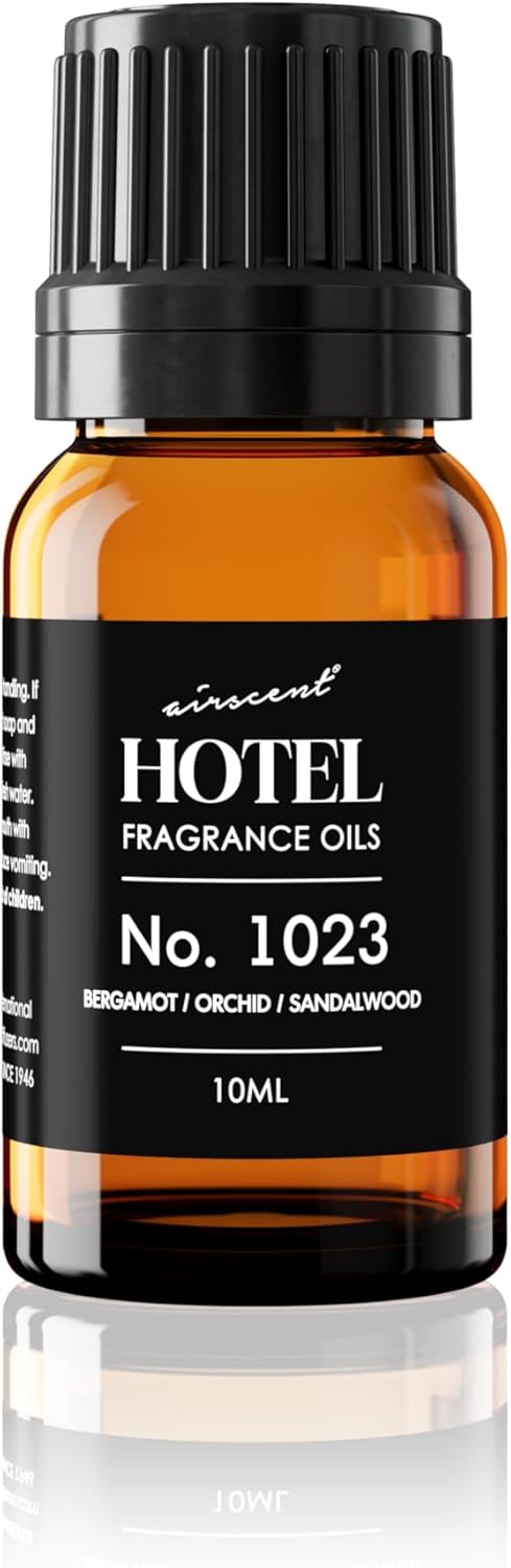 AirScent Hotel Diffuser Oil No. 1023 Inspired by The Baccarat Hotel Scent - Love Affair Fragrance Oil for Ultrasonic and Waterless Diffusers and Crafting - 10 mL, 0.34 fl oz Bottle