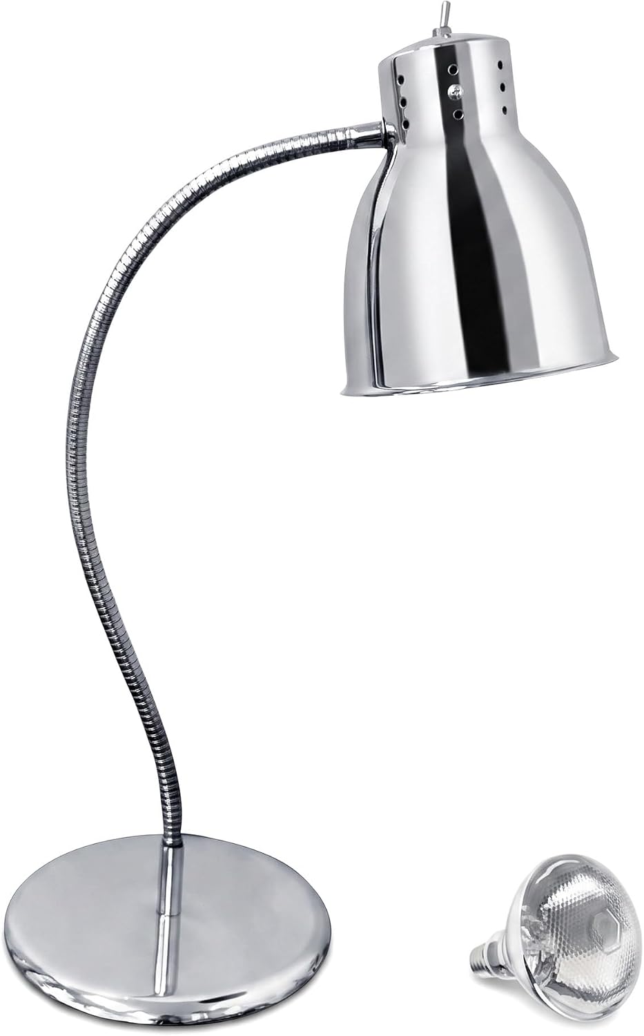 Single Bulb Heat Lamp for Food 250w Food Warming Light Buffet Warmer Lamps for Fries,Fried Food,Pizza,Donuts,Pastas