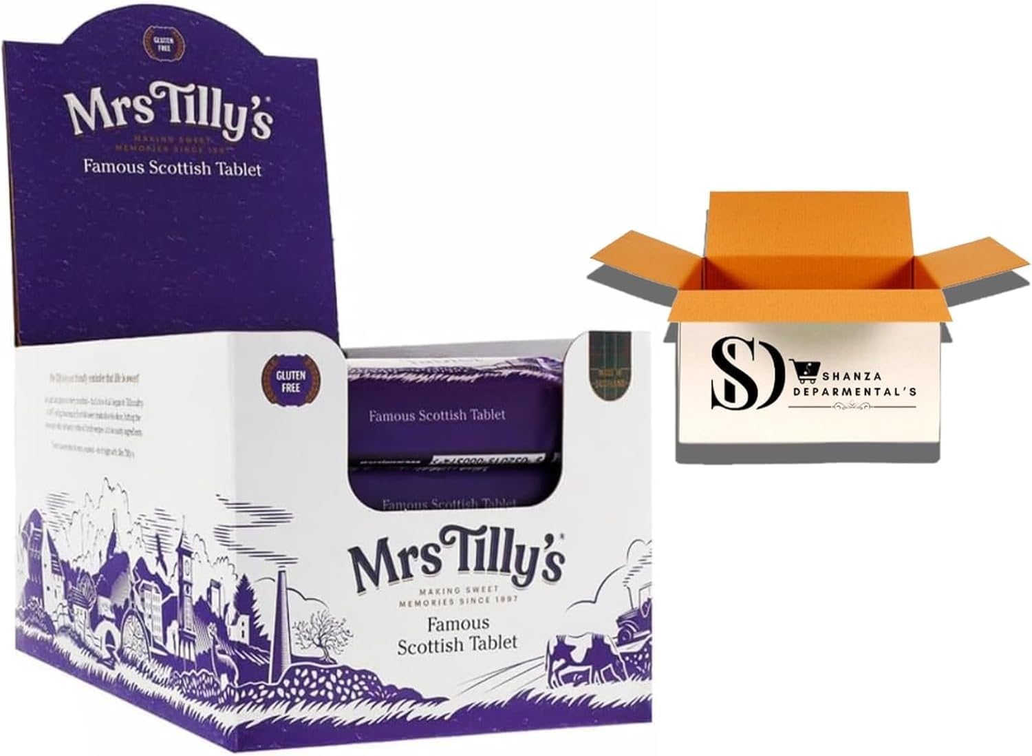 Mrs Tilly's SCOTTISH TABLET BAR 90g (Case Of 20)