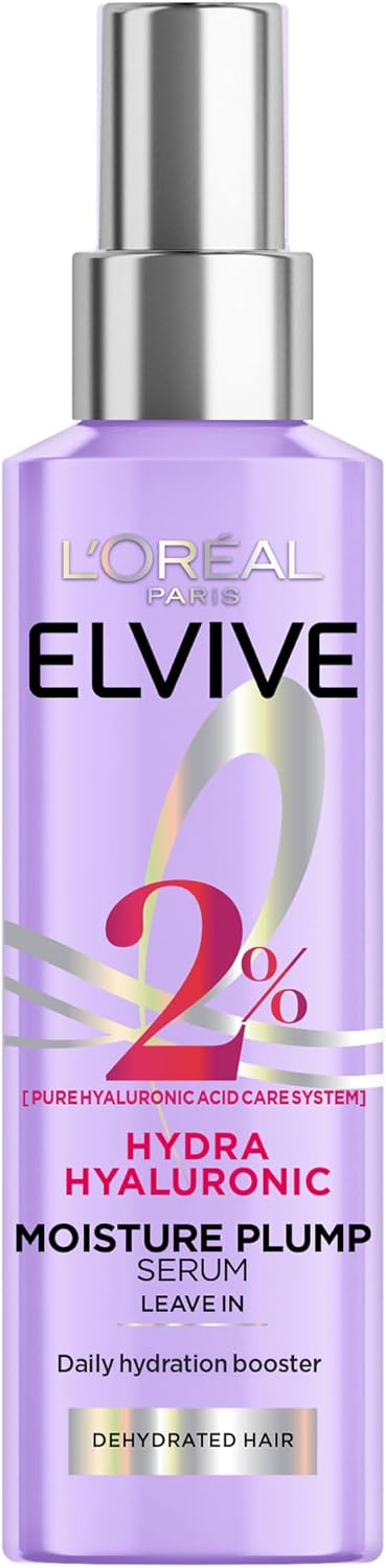 L’Oreal Paris Elvive Hydra Hyaluronic Acid, Moisture Plump Hair Serum 150ml