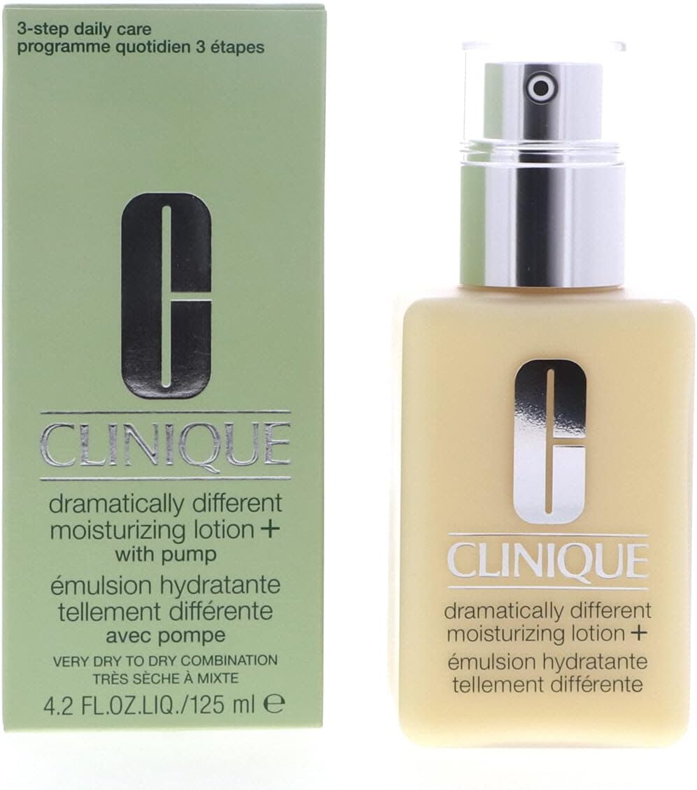 Moisturisers by Clinique Dramatically Different Moisturizing Lotion+ (Pump) for Very Dry to Dry Combination Skin / 4.2 fl.oz. 125ml