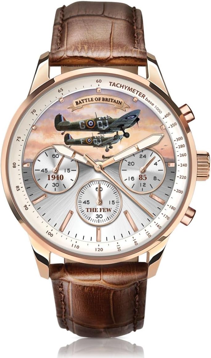 The Bradford Exchange Battle of Britain 85th Chronograph Watch