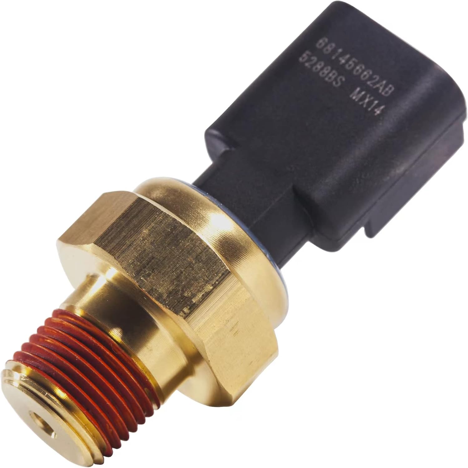 68145662AB For Dodge Dart Ram 1500 Transmission Engine Oil Pressure Sensor Switch Oil Sending Unit 2.0 2.4L Chrysler 200 Jeep Cherokee Renegade 926-552 68145662AA 926552 2015 2016 2017 15 16 17