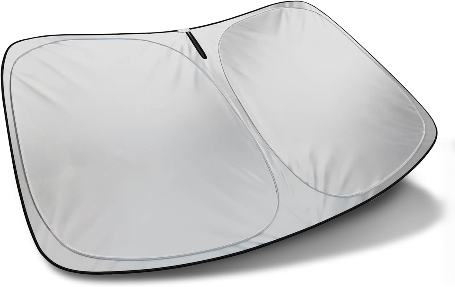 Autotech Park Foldable Sunshade Compatible with 2018-2024 Volkswagen Tiguan SUV, UV Relfective and Easy Storage, Custom-fit Car Windshield Sun Shade