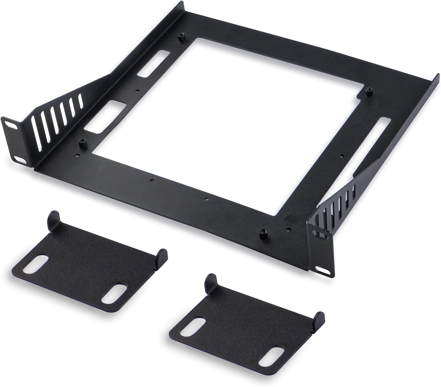 GeeekPi DeskPi RackMate Accessories Mini ITX Shell 10 inch 1U Rack Shelf for permanent installation in all standard 10-inch racks and Network Cabinet,Tray can be fitted with DeskPi Super6C