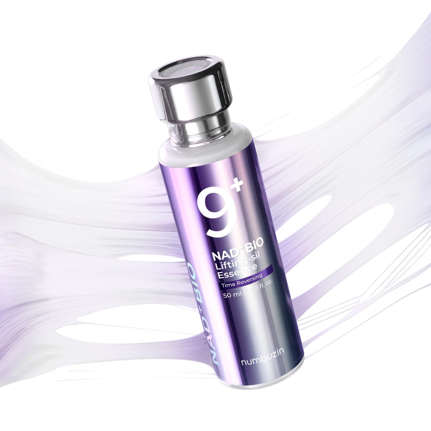 numbuzin No.9 Essence | NAD+ BIO Lifting-sil Essence | Lifting, Firming, Wrinkles, Fine Lines, Elasticity | Peptides, NAD+ | Serum for Aging, Dull Skin | 1.69 fl. oz.