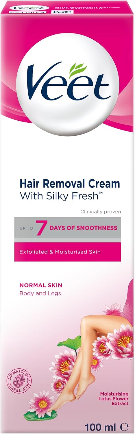 Veet Hair Removal Cream Normal Skin Lotus Milk & Jasmine Fragrance, 100 ml (Pack of 1),other