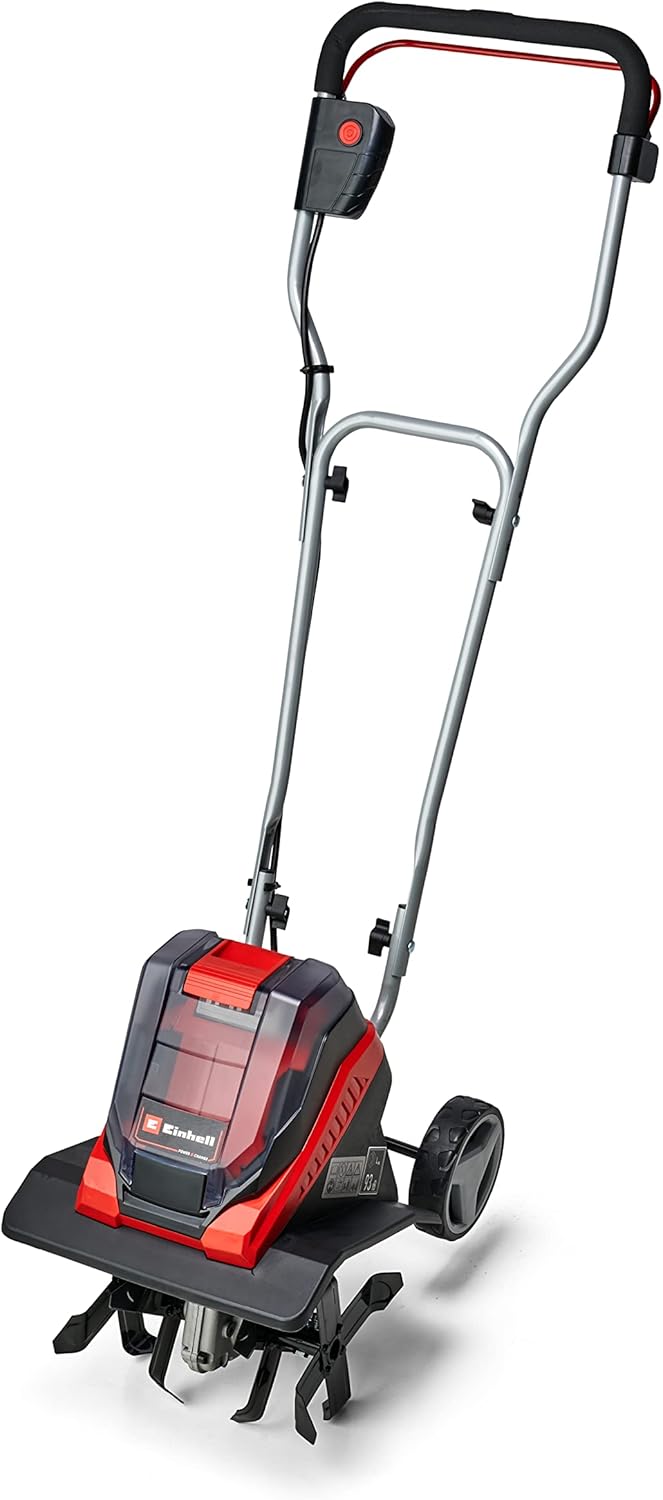 Einhell Power X-Change 36V Cordless Garden Rotavator - Powerful Soil Cultivator, 30cm Working Width, 20cm Working Depth - GE-CR 30 Li Solo Tiller (Battery Not Included)