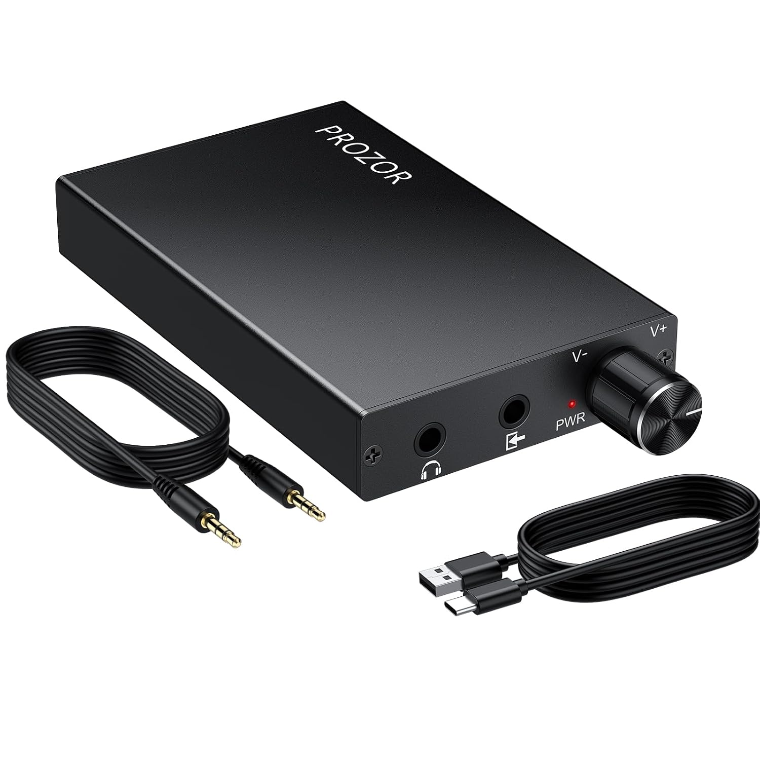 PROZOR 16-300Ω Portable Headphone Amp with Two-Stage Gain Switch