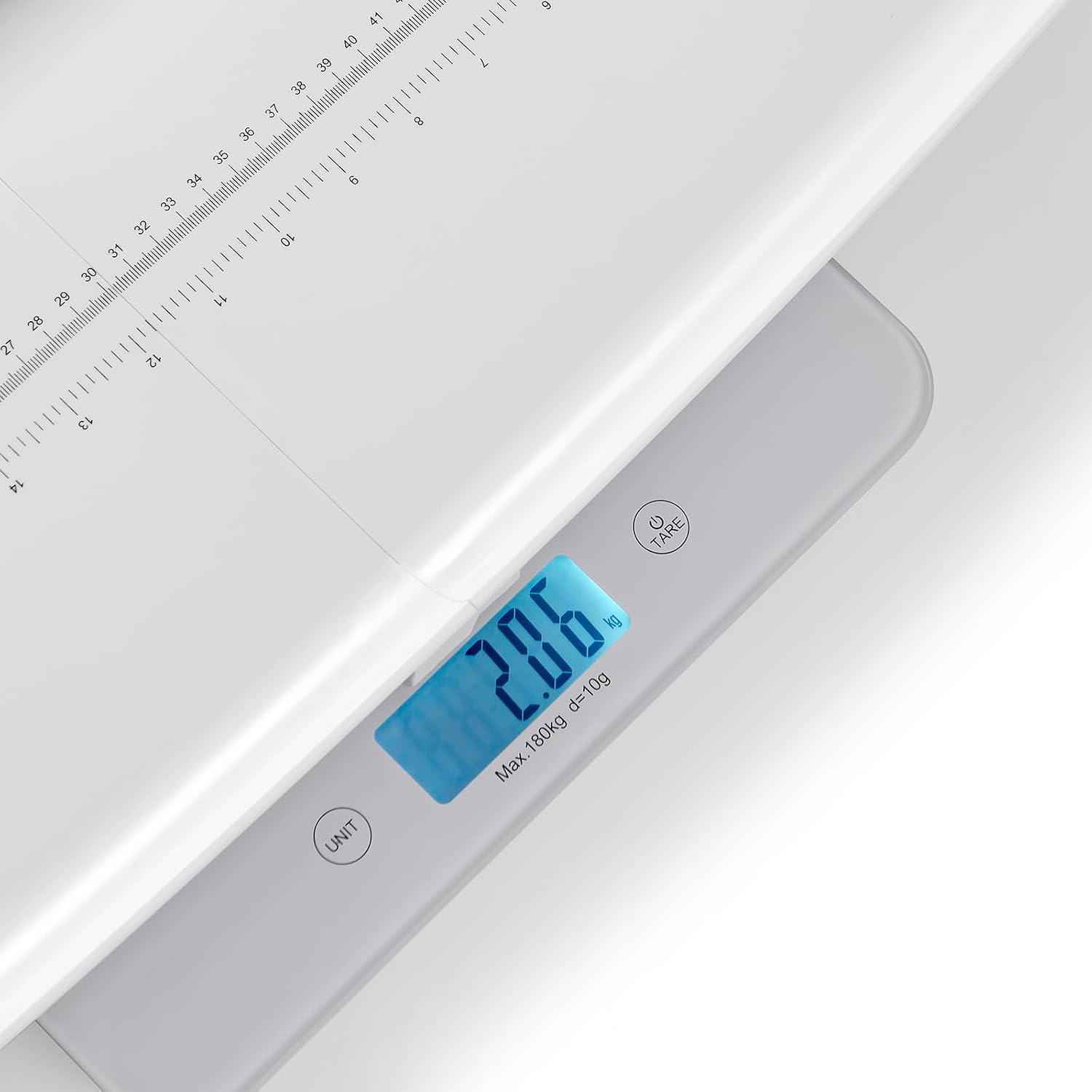 Pet Scale MAX 400lbs,Multifunctional Pet Weight Scale for Toddler, Children, Pet, Adult, Dogs Cats Weight Scale with Auto-Off,26.5-inch Height Measurement,3 Units,LED Screen