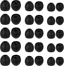15 Pairs Silicone Ear Bud Replacement Pieces Earbuds Ear Tips Replacement Ear Bud Covers S/M/L Sizes Ear Gels Soft Earphones Earbuds Black Ear Cushion Ear Bud Tips Replacement Kit