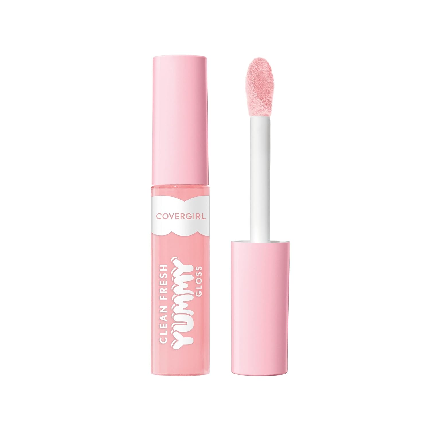 COVERGIRL Clean Fresh Yummy Gloss – Lip Gloss, Sheer, Natural Scents, Vegan Formula - Coconuts About You