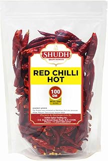 Red Chilli Hot (Whole) ~ 3.5oz | 100g ~ Lal Mirch ~ All Natural | Vegan | No Colors | Gluten Friendly | NON-GMO