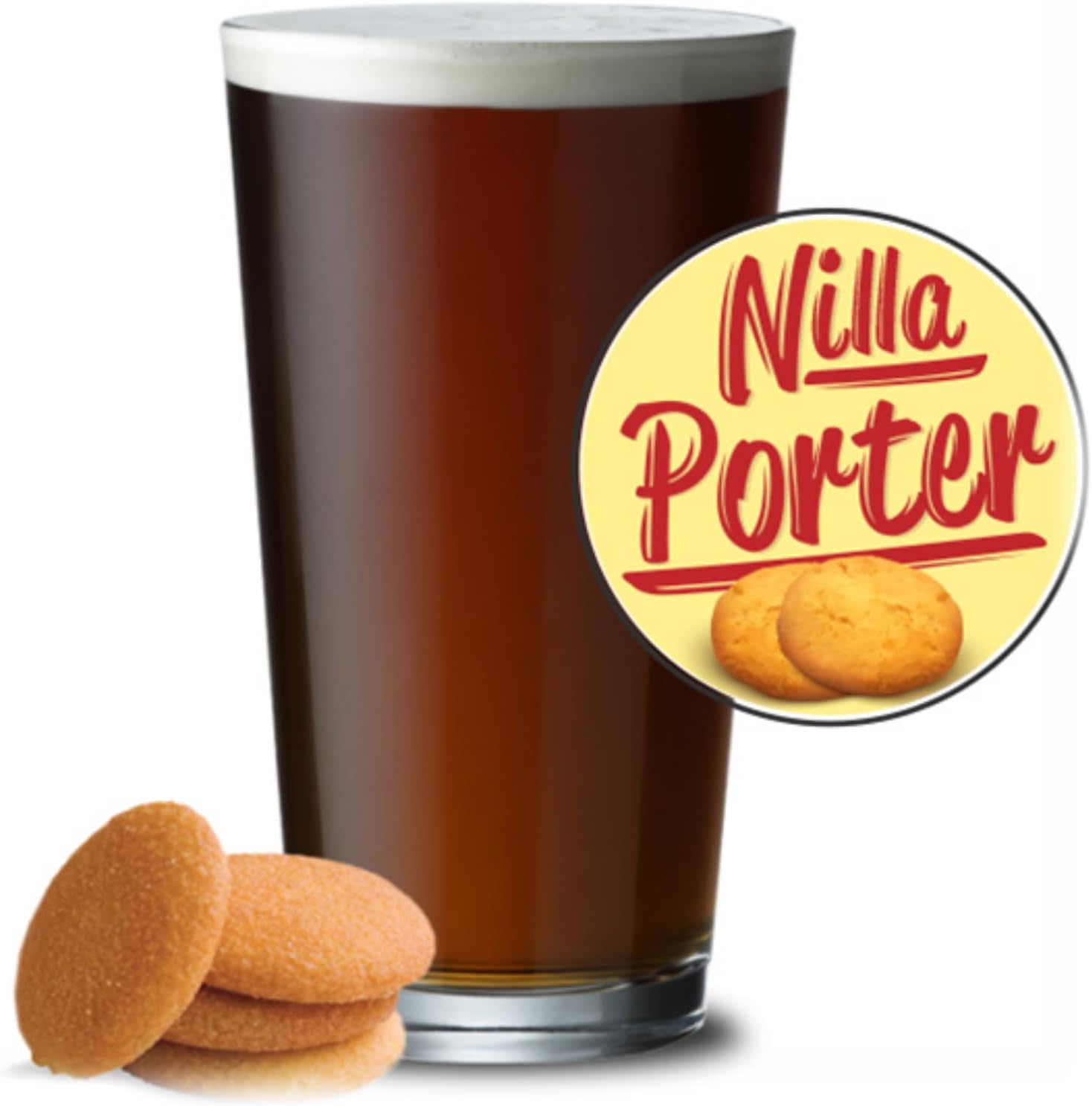 Mr Beer Nilla Porter, Extract Beer Recipe Kit, Makes 5 Gallons, Home Brew Beer Making Ingredients, Porter