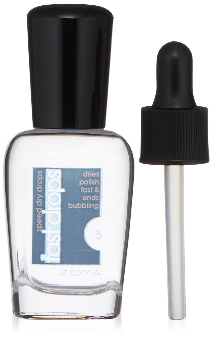 ZOYA Top Coat, Fast Drying Drops, Clear, 0.5 Fl Oz