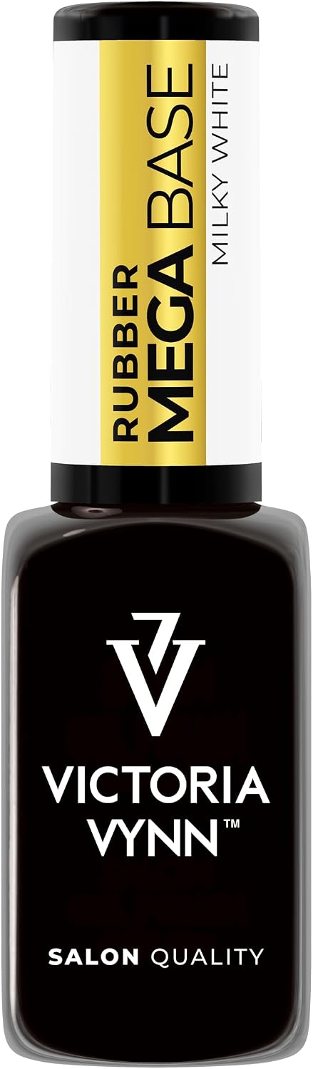 Victoria Vynn Mega Base MILKY WHITE Hard & Long Nails UV Led Hybrid Gel Polish (Milky White, 8ml)