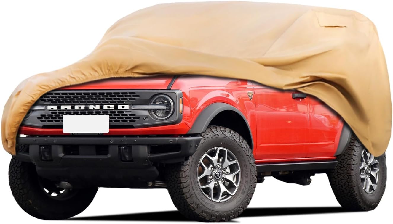 Heavy Duty Car Cover Custom Fit for 2021-2026 Ford Bronco 4 Door