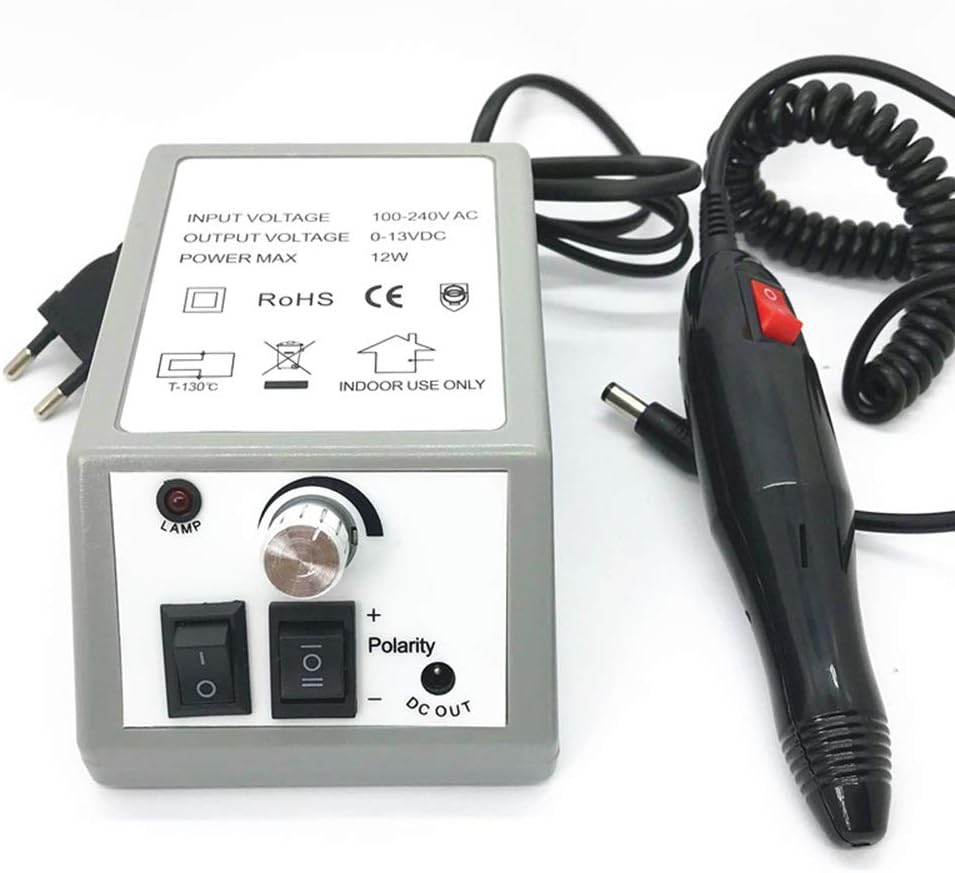 Electric Nail Drill, Nail Drill Machine Nail File Drill Set Kit for Acrylic Nails Gel Nail Glazing Nail Drill Nail Art Polisher Sets Glazing Nail Drill Fast Manicure Pedicure