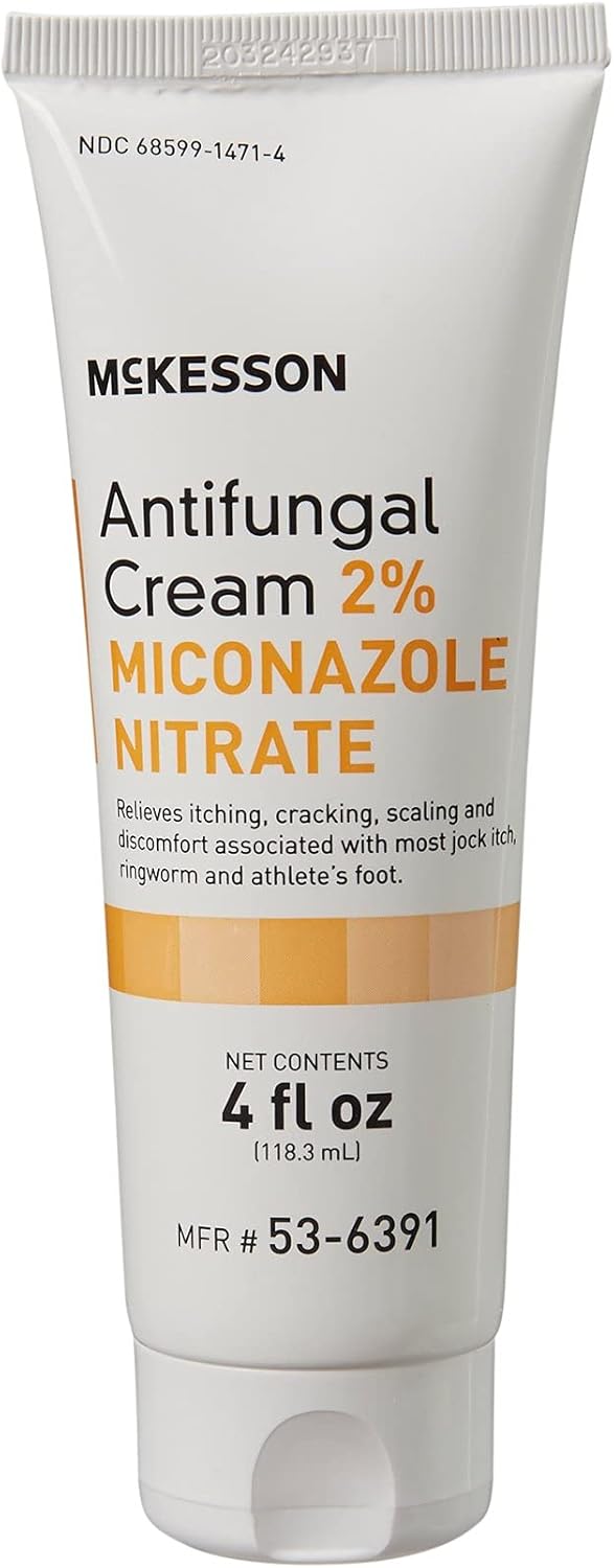 McKesson Antifungal Cream 2% Miconazole Nitrate Cream 4oz Tube (Each), # 6391 (Formerly Repara Antifungal Cream)