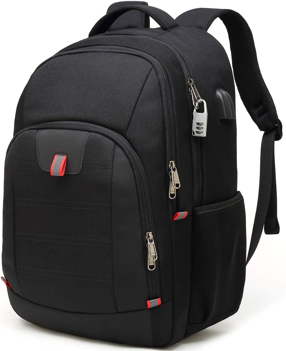 Della Gao Laptop Backpack,Extra Large Anti-Theft Business Travel Laptop Backpack Bag with USB Charging Port
