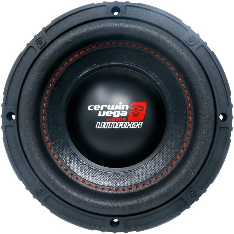 Cerwin-Vega! VMAX65D4 6.5” 4Ω 400W Dual Voice Coil Car Audio Subwoofer Black