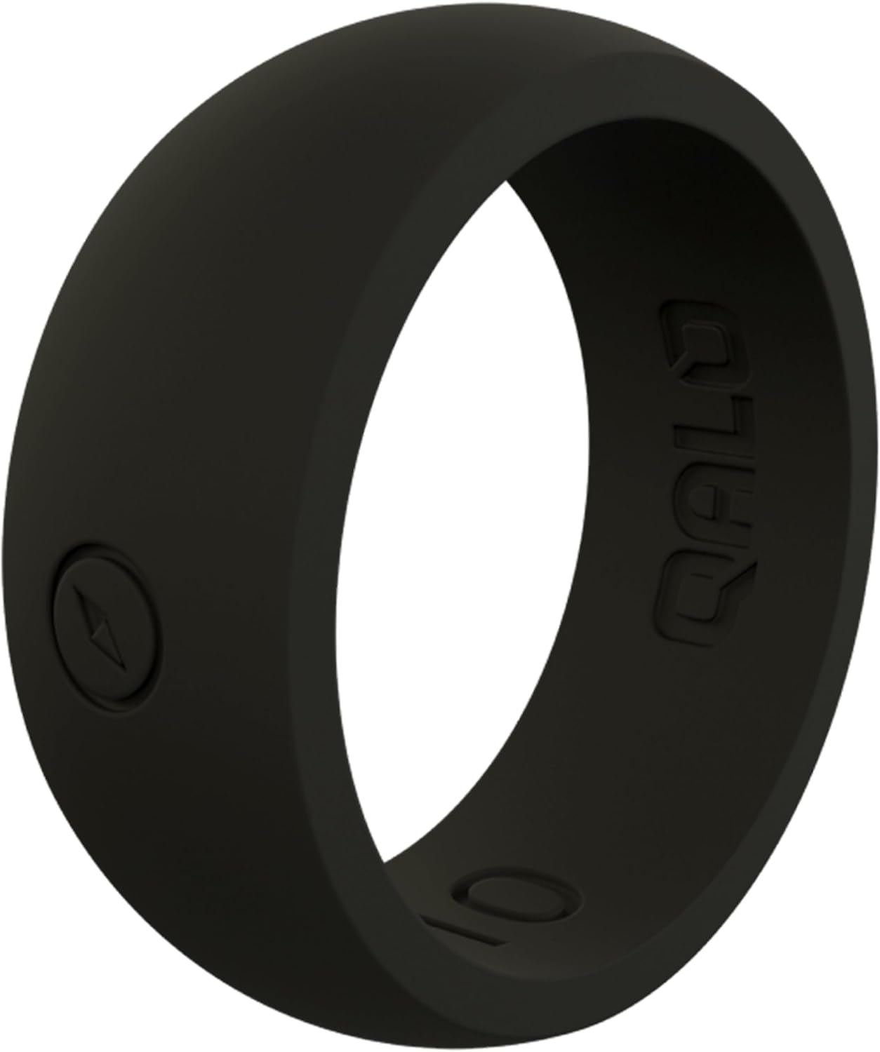 QALO Men's Silicone Wedding Band – Comfortable Fit for Active Lifestyle | Flexible Heat Resistant Silicone Material, Breathable Skin-Friendly Design, Lightweight All-Day Wearable Rubber Wedding Ring
