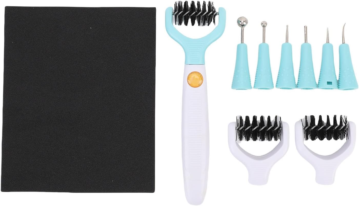 Garosa Paper Flower Shaping Making Tool Set Paper Sculpting Kit Die Brush for Card Making Weeding Piercing Embossing