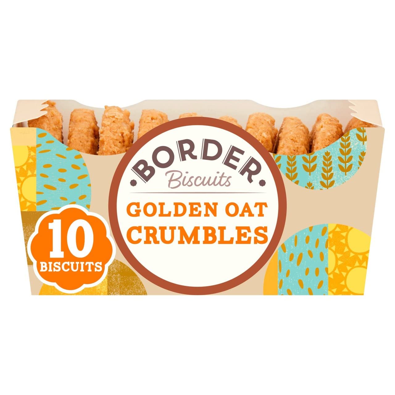 Border Golden Oat Crumbles Biscuits 150g (Pack of 6)
