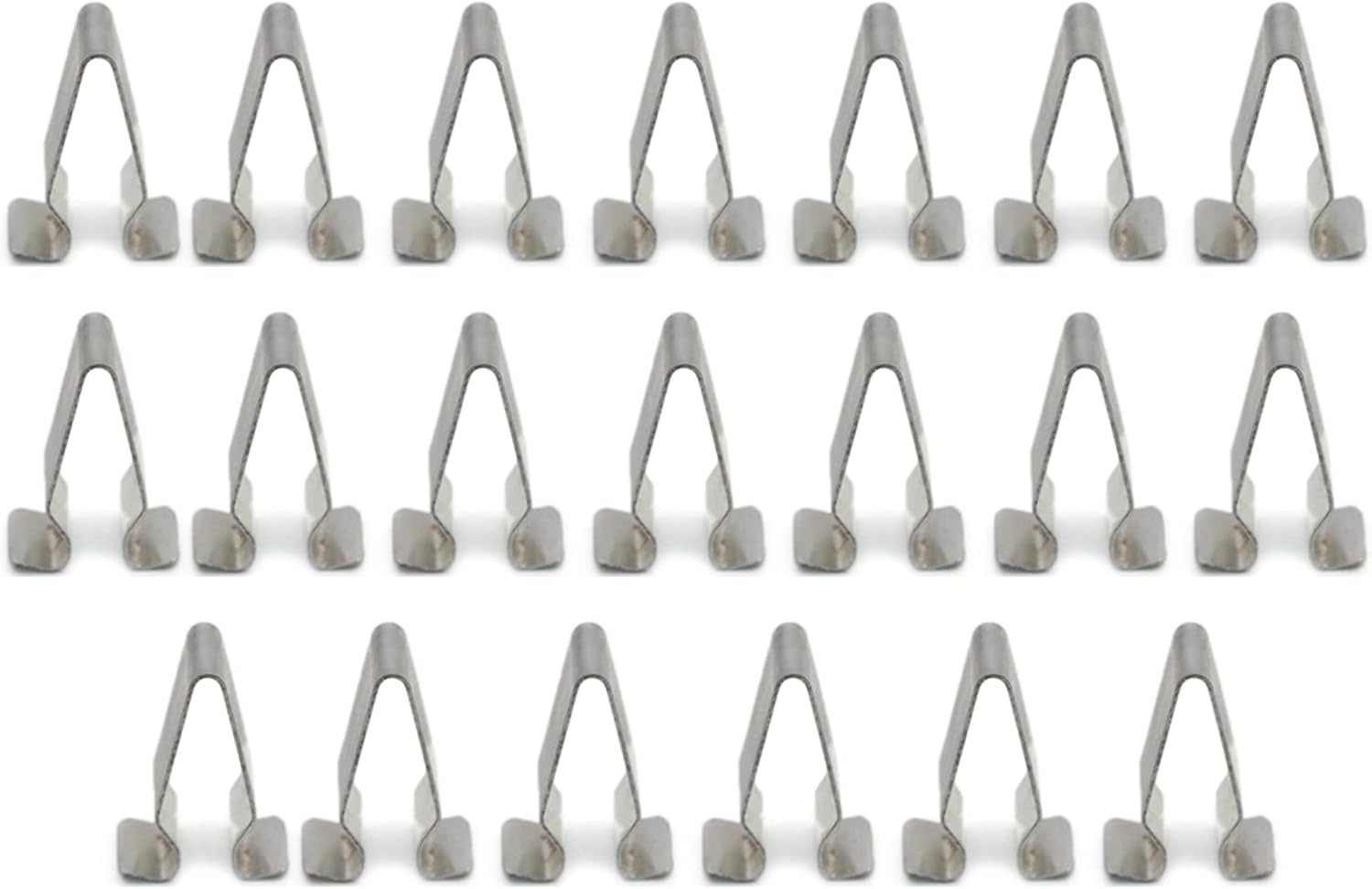 20 Pcs Metal Interior Trim Panel Lining Spring Clips Vehicle Interior Upholstery Retainers Auto Replacement Parts for Most Cars