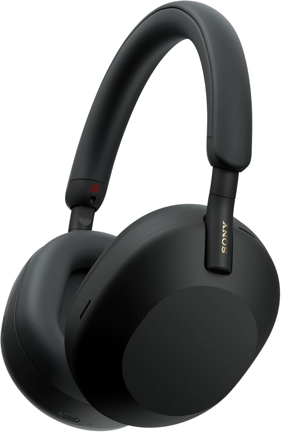 Sony WH-1000XM5SA Premium Noise Cancelling Wireless Over-Ear Headphones, Bluetooth, Clear Call Quality, Hi-Res Audio, Up to 30hr Battery Life, Includes Soft Case, iOS & Android - Black