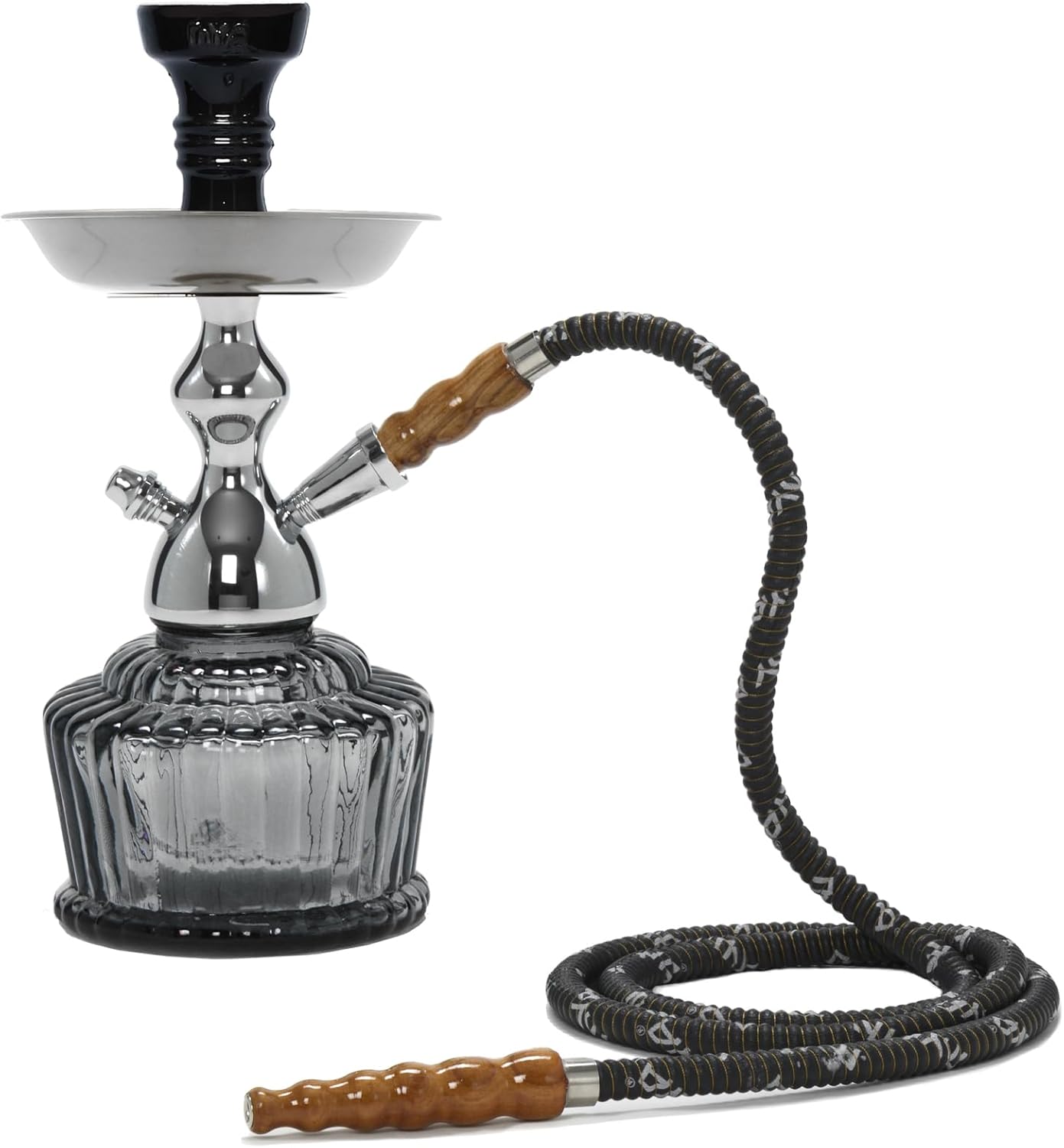 Mya Hookah - Portable Hookah Kit with Small Cage - 14 Inch One Hose Shisha Pipe for Travel