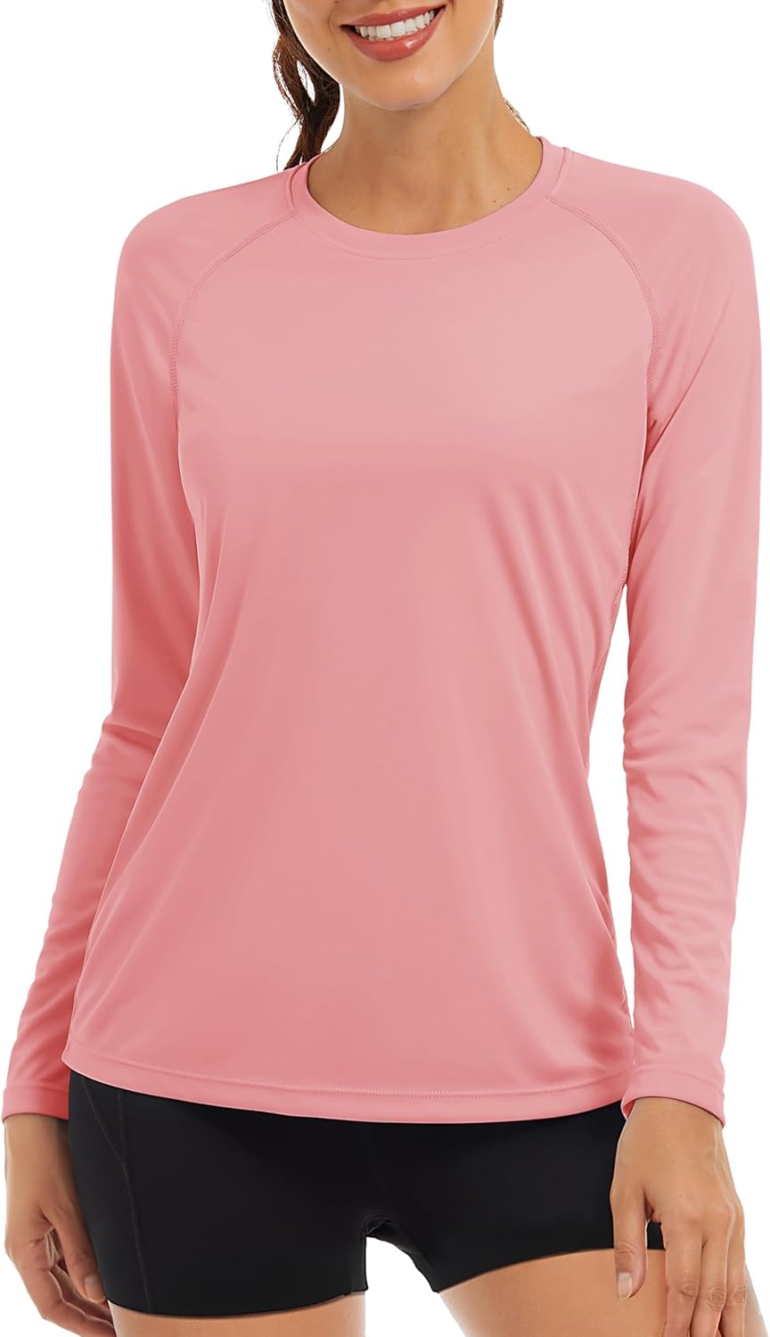 TACVASEN Womens Long Sleeve Tops UV Sun Protection Shirt UPF 50+ Outdoor Performance T-Shirt