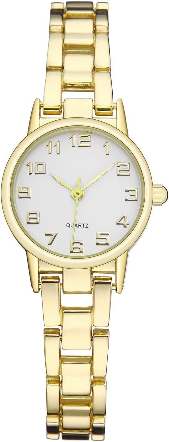 Womens Waterproof Wrist Watch,Women's Small Thin Analog Bracelet Quartz Watch Dainty Christmas Gifts