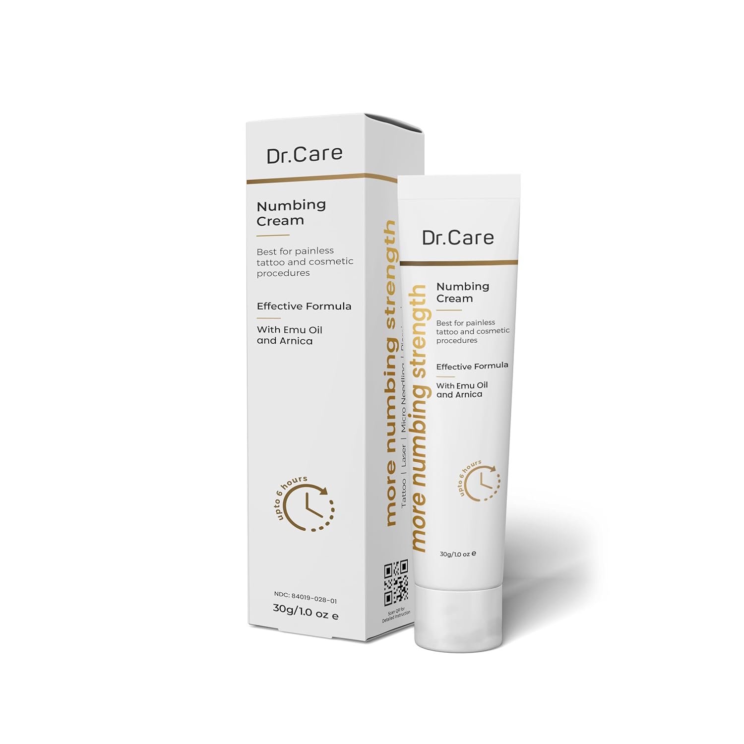 Numbing Cream 5% Extra Numbing Strength – For Before and After Cosmetic Procedure - Ideal for Tattoos, Waxing, Laser, Microneedling – Best Numbing Cream (1.0 oz - Pack of 1)