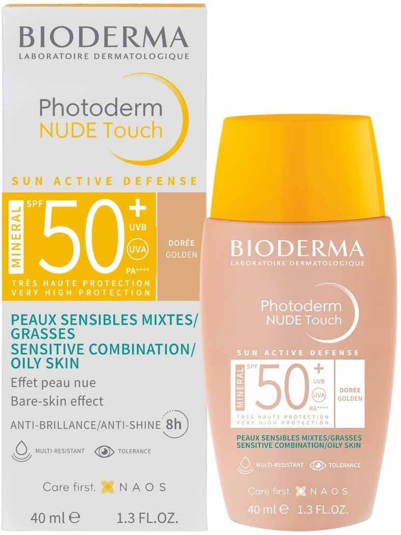 Bioderma Photoderm Nude Touch SPF 50+ 40ml - Golden