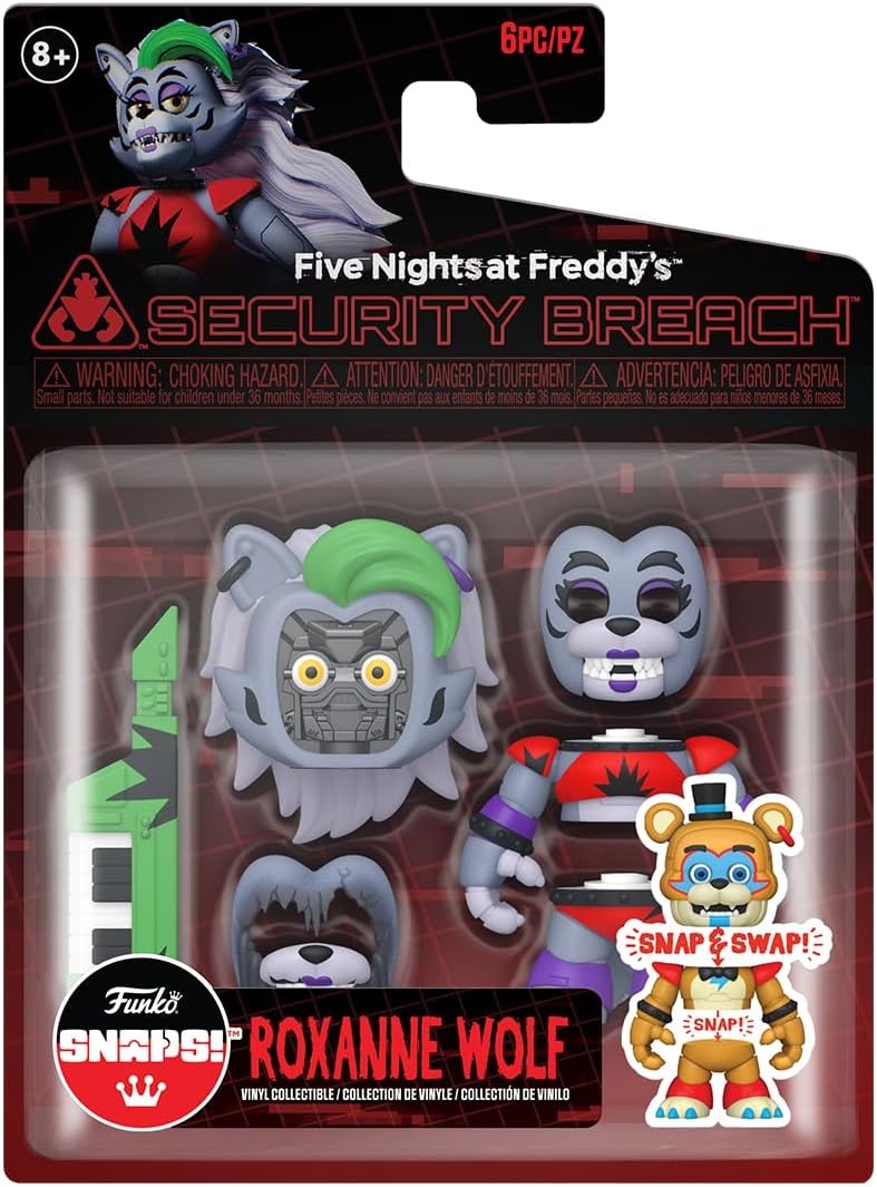 Funko Five Nights At Freddy's (FNAF) Snap: RR - Glamrock Roxanna - Collectable Vinyl Figure - Gift Idea - Official Merchandise - Toys for Boys, Girls, Kids & Adults
