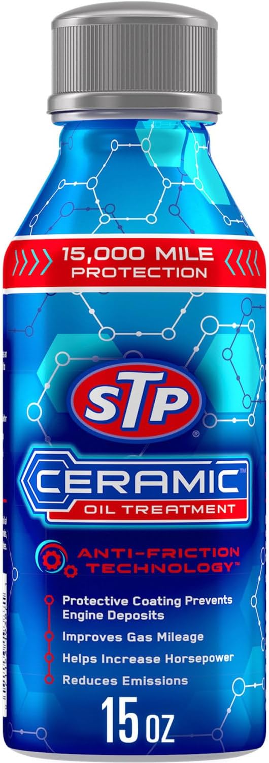 STP Ceramic Oil Treatment, Protective Coating and Anti-Friction Technology, 15 Oz (19387)