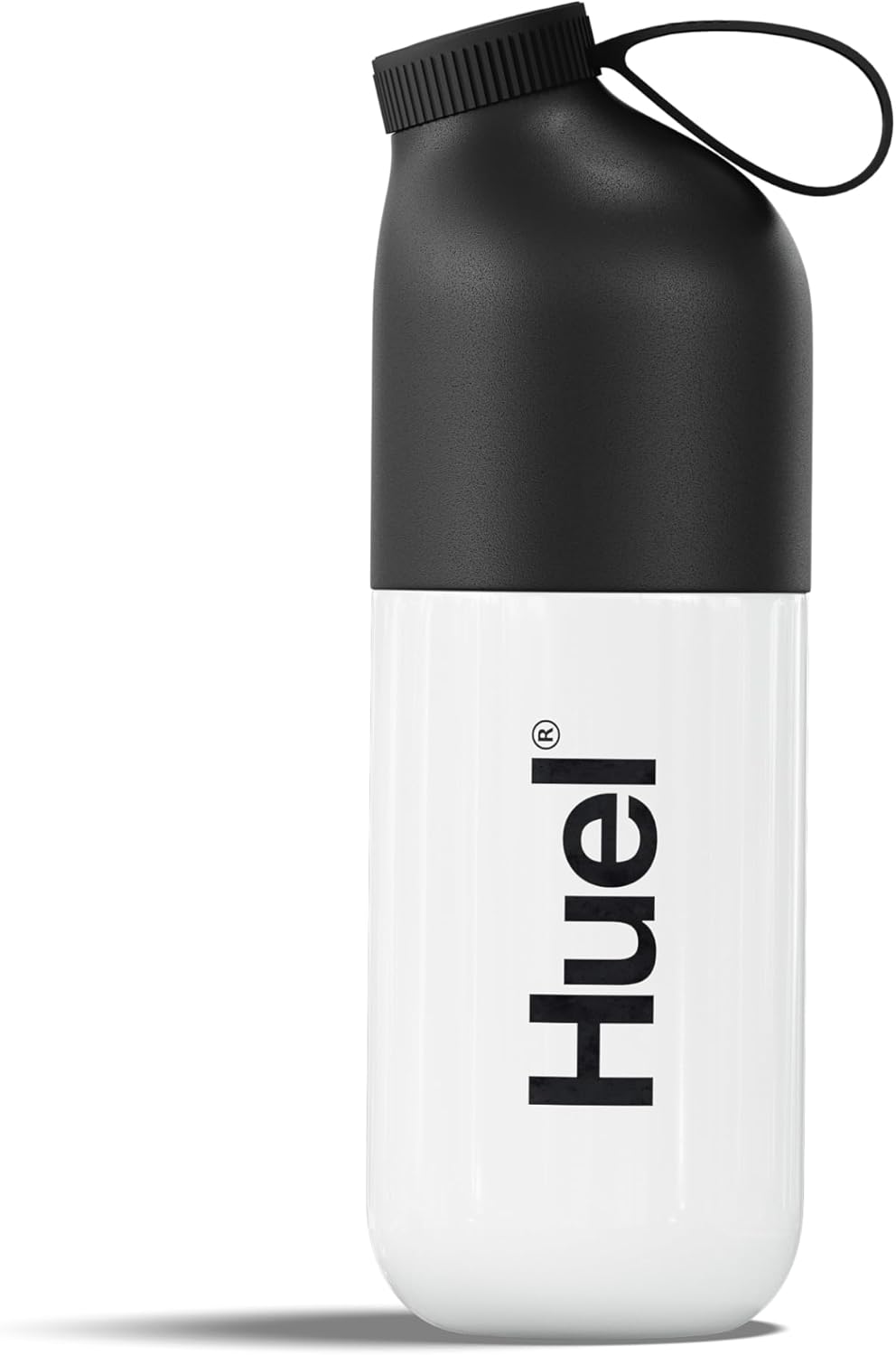 Huel Black Edition Shaker Bottle | BPA Free and Long-Lasting Tritan Body | Lockable Lid to Avoid Spills | Fill line guide for perfect Measurements | Dishwasher Friendly | 13.5oz