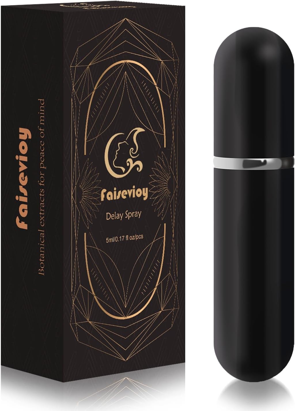 Faisevioy-Enhancers-Delayed Spray for Men to Last Longer in Bed - Best Mens delay Spray - 0.17 FL OZ