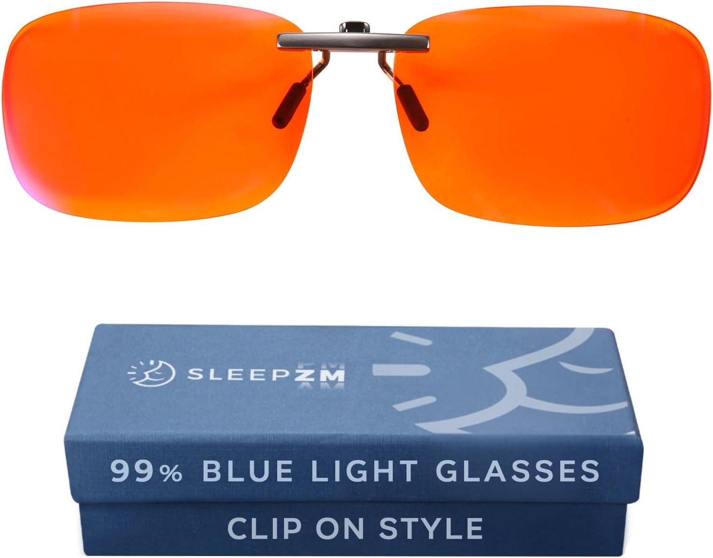 Sleep ZM Blue Light Blocking & Light Sensitivity Clip On Glasses - 14 Lens Types for Comfort, Relaxation, Sleep & Relief