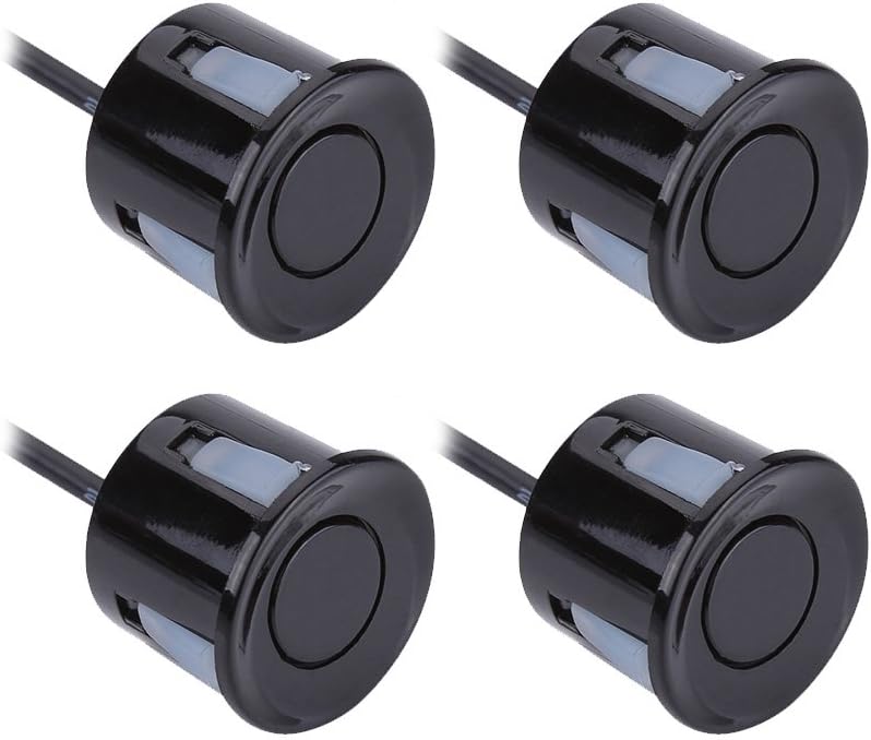 4Pcs Car Parking Sensor Reversing Radar Vehicle Backup Detector System Reversing Radar Probe (Black) Other other electronic equipment