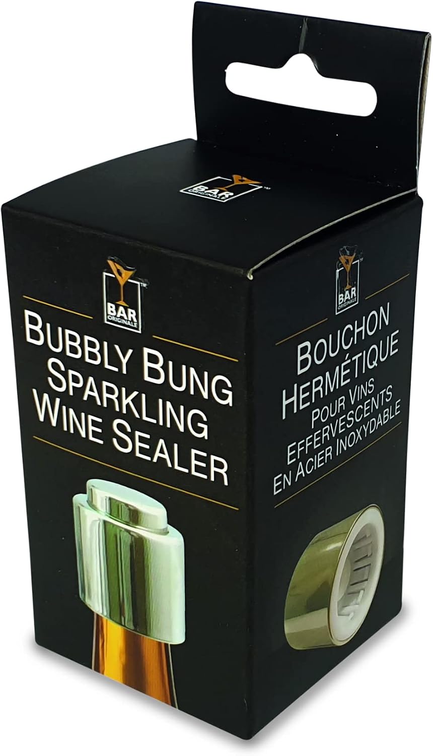Vinology Bubbly Bung Champagne Stopper Stainless Steel