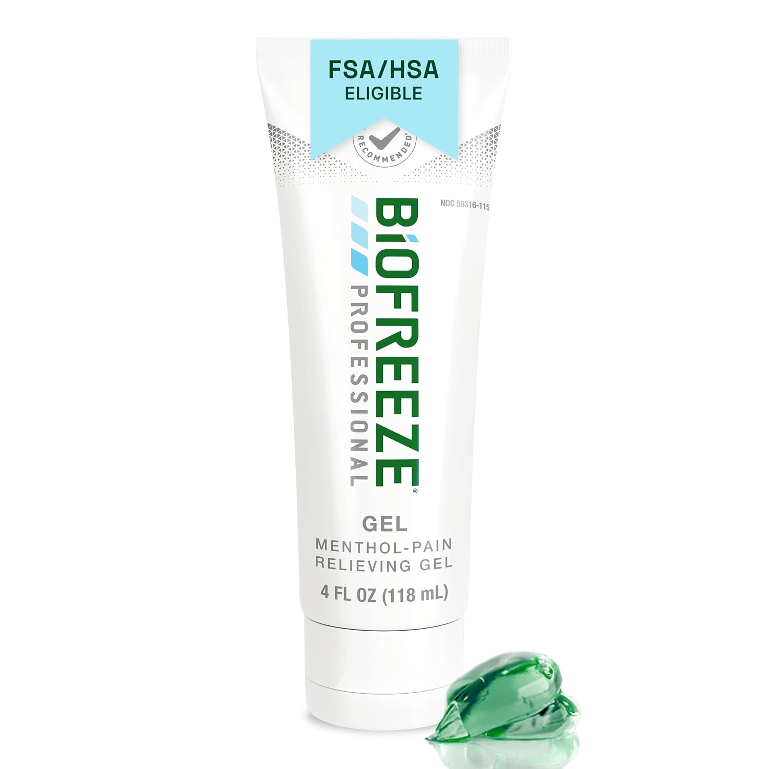 Biofreeze Professional Pain Relief Gel, Cooling Menthol, 4 FL OZ