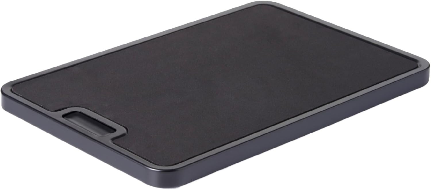 Nifty Medium Appliance Rolling Tray – Black, Home Kitchen Counter Organizer, Integrated Rolling System, Non-Slip Pad Top for Coffee Maker, Stand Mixer, Blender, Toaster