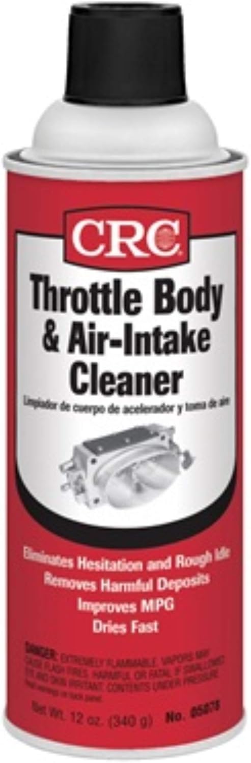 FORKODA CRC 05078 Throttle Body and Air-Intake Cleaner-12 oz, Clear Colorless Liquid