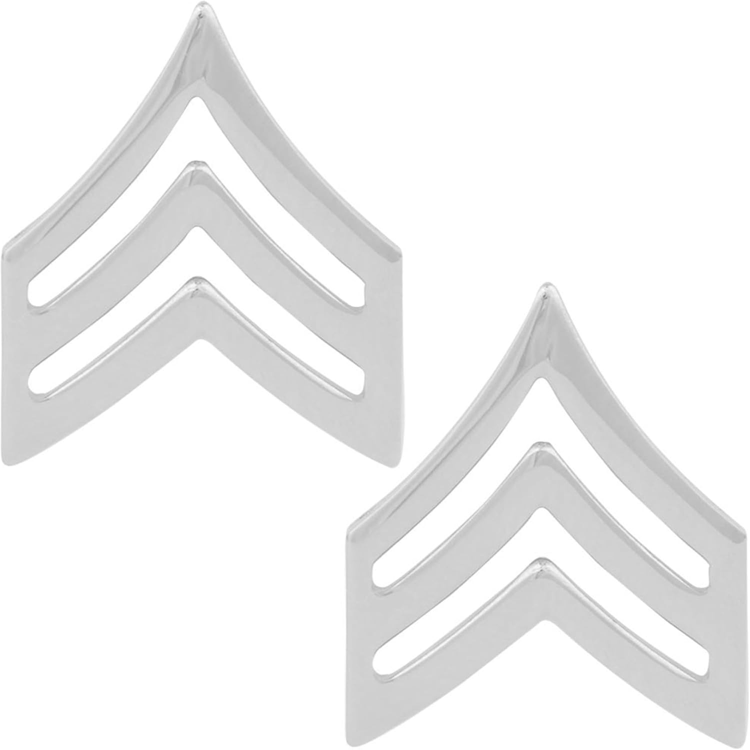 Law Enforcement, First Responder, Fire, Police and EMS Sergeant Chevron 1 pair