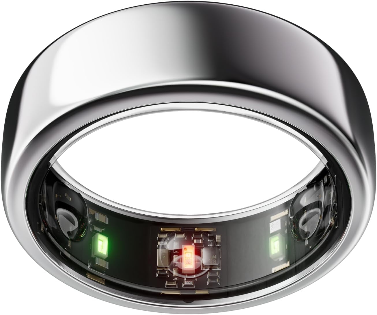 Oura Ring Gen3 Horizon - Silver - Size 11 - Smart Ring - Size First with Oura Ring Gen3 Sizing Kit - Sleep Tracking Wearable - Heart Rate - Fitness Tracker - 5-7 Days Battery Life