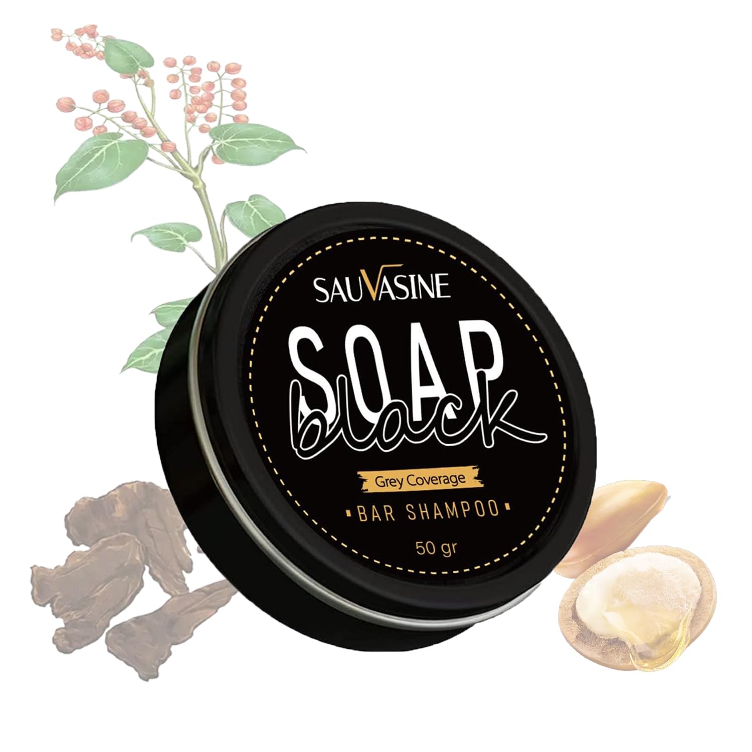 Gray Hair Reverse Shampoo Bar,Black Hair Soap for Deep Clean the Scalp Grey for Unisex Shampoo Soap for Women and Men